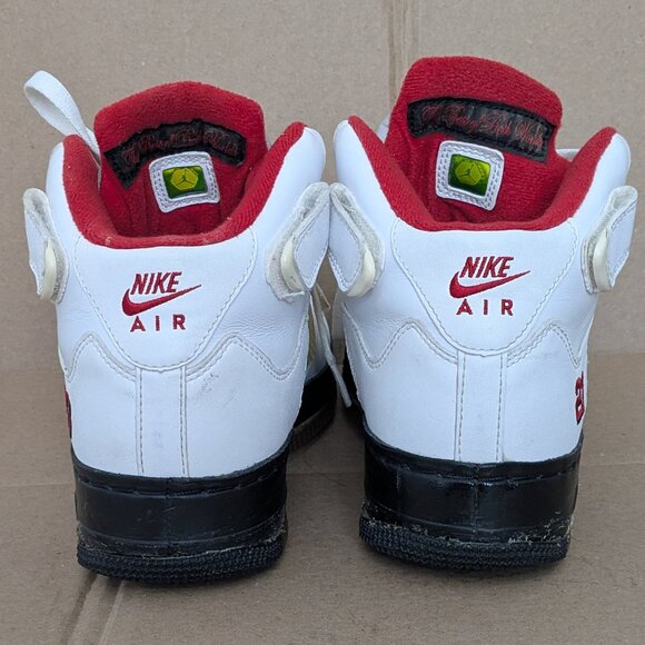 Nike Air Jordan 5 Mens Fusion White Varsity Red Black 318608-161 Air Force1 Sz 8 main image 4